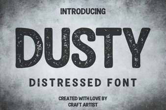 Dusty Font: Vintage Texture for Modern Design
