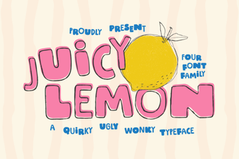 Fresh & Playful: the Juicy Lemon Font Collection