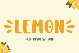 Fresh Fonts: Lemon's Creative Typography Ideas