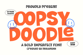 Craft Fun Projects with Oopsy Doodle Font