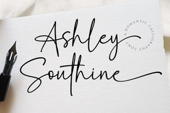 Ashley Southine Font: Creative Design Applications
