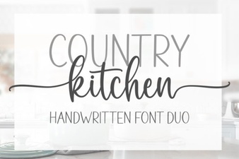 Craft Your Dream Kitchen with Country Font Styles