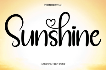 Sunshine Font: Bright Typography for Creative Projects